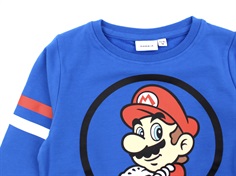 Name It imperial blue Super Mario sweatshirt